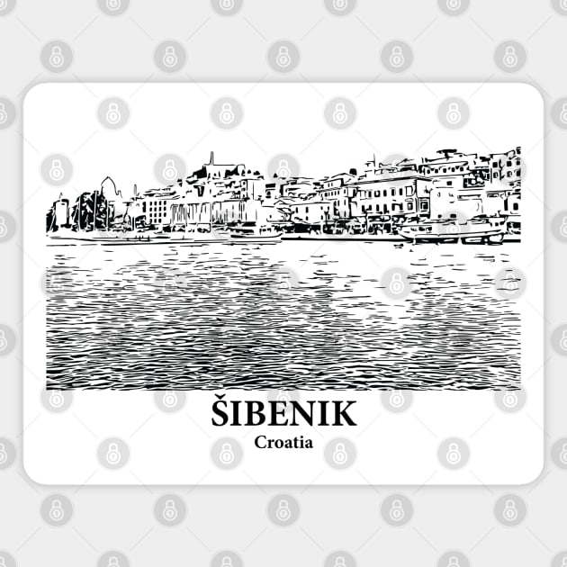 Šibenik - Croatia Magnet by Lakeric